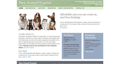 Desktop Screenshot of pennanimalhospital.com